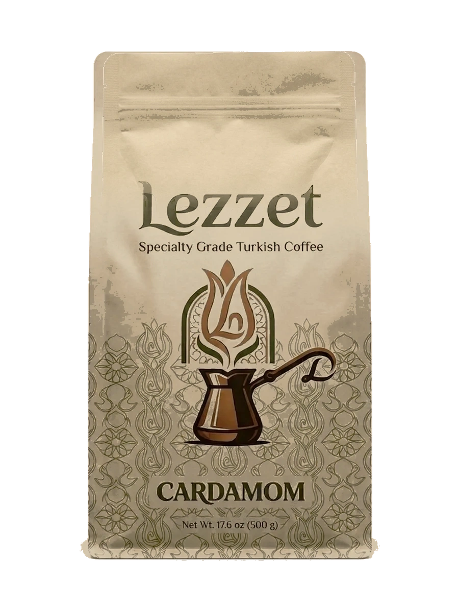 Lezzet Cardamom Turkish coffee product bag