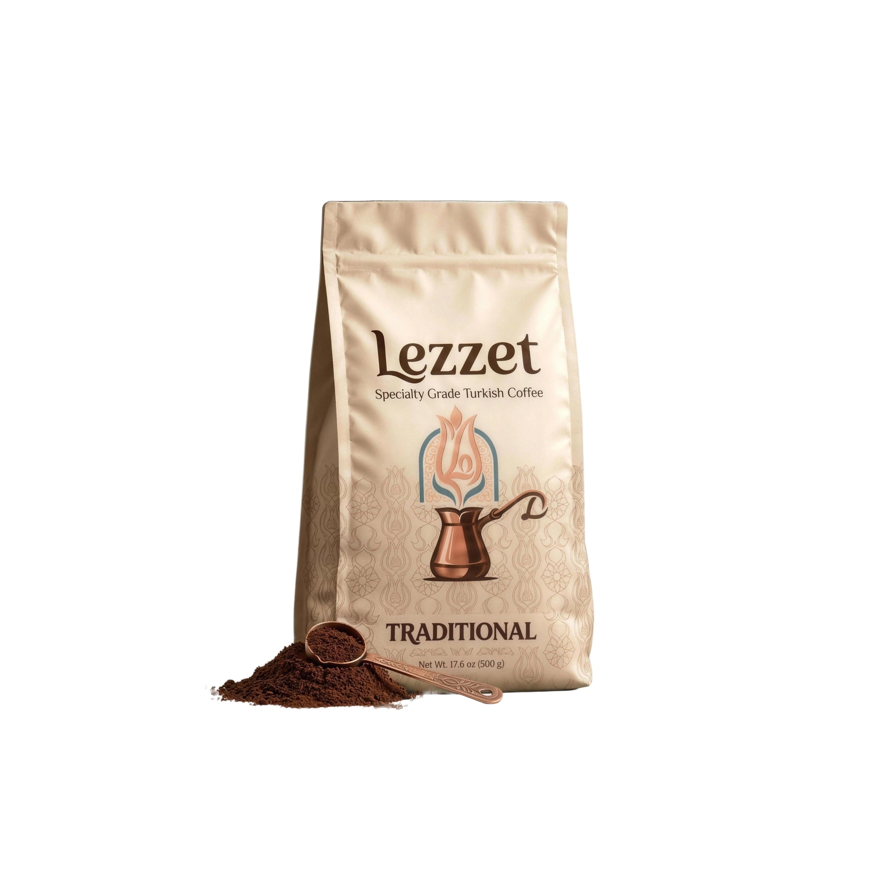 Java Time Turkish Ground Coffee Traditional Turkish Coffee - Fresh 17.6 oz | Lezzet